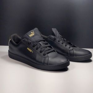Puma smash wns metallic gold sneakers